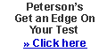 Peterson's cashback